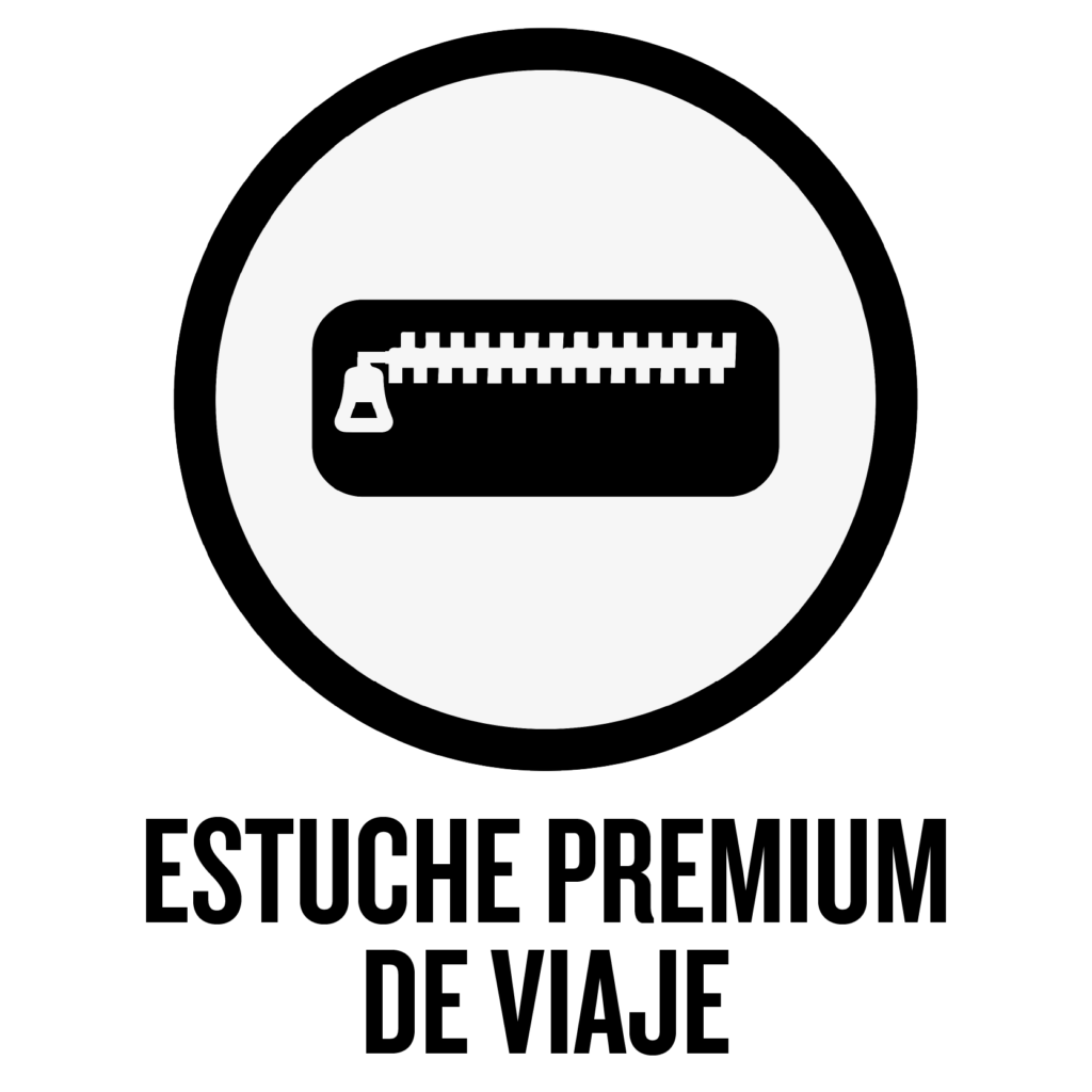 Estuche para viaje incluido en la afeitadora de cabeza balder de Remington