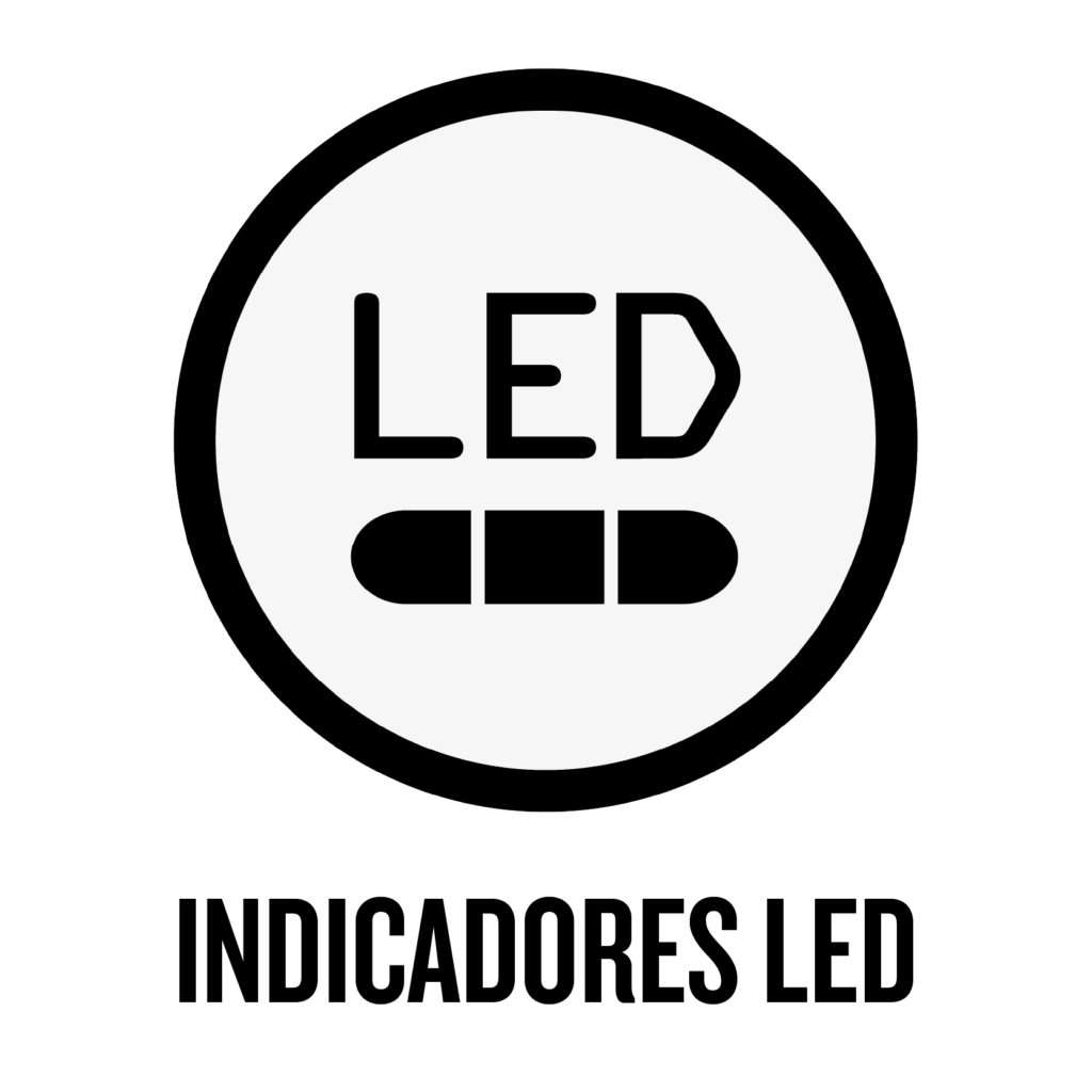 Indicadores led para ver el nivel de carga de batería de la afeitadora de cabeza Balder xr7050 de Remington